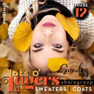 Closed 🧶 Sunday Lotsa Layers Sweaters/Coats SG